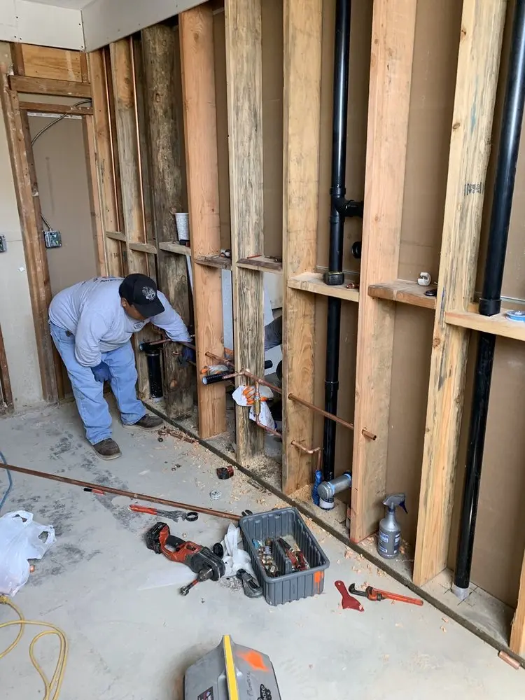 Commercial rough-in plumbing for Gas Line Repair in Waldenwood